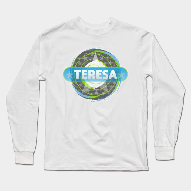 Teresa Mug Long Sleeve T-Shirt by Dale Preston Design